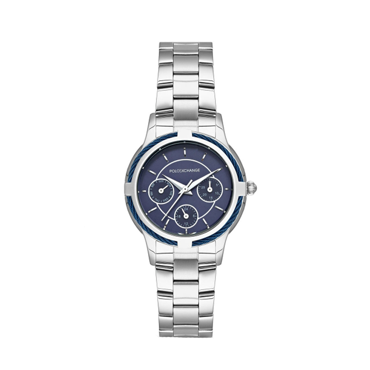 MONTRE POLOEXCHANGE FEMME M.FONCTION ACIER